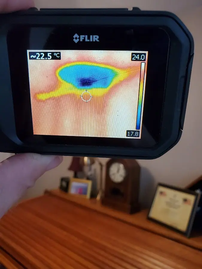 Thermal imaging inspection for water damage in Oneida